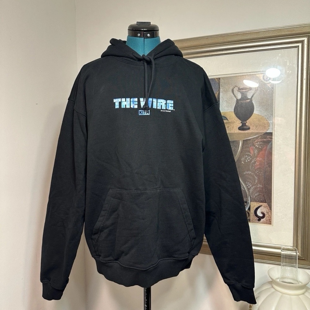 Kith The Wire The Pit Hoodie Pullover Sweater Sweatshirt Black Size Medium